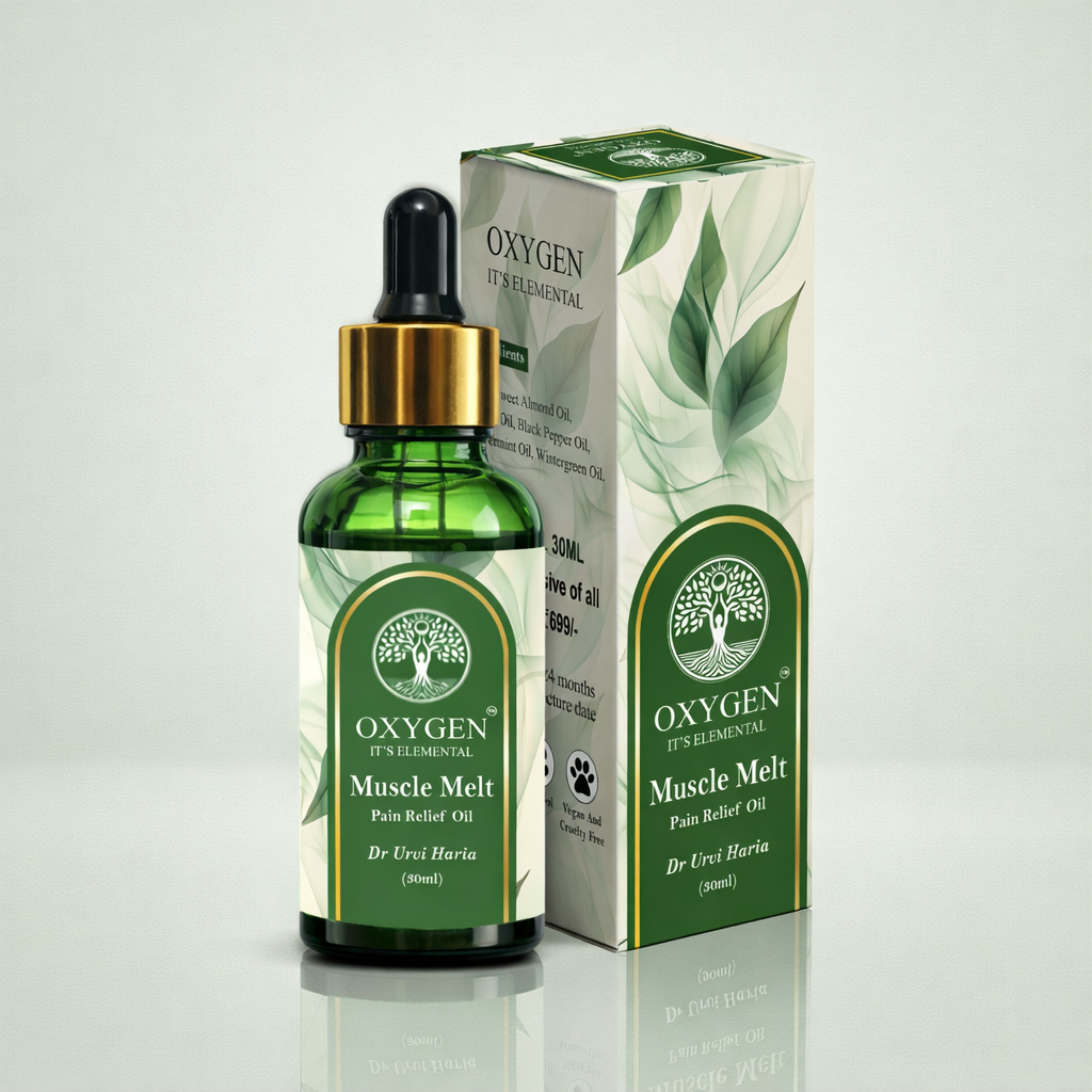 MUSCLE MELT Pain Relief Massage Oil – 30ml