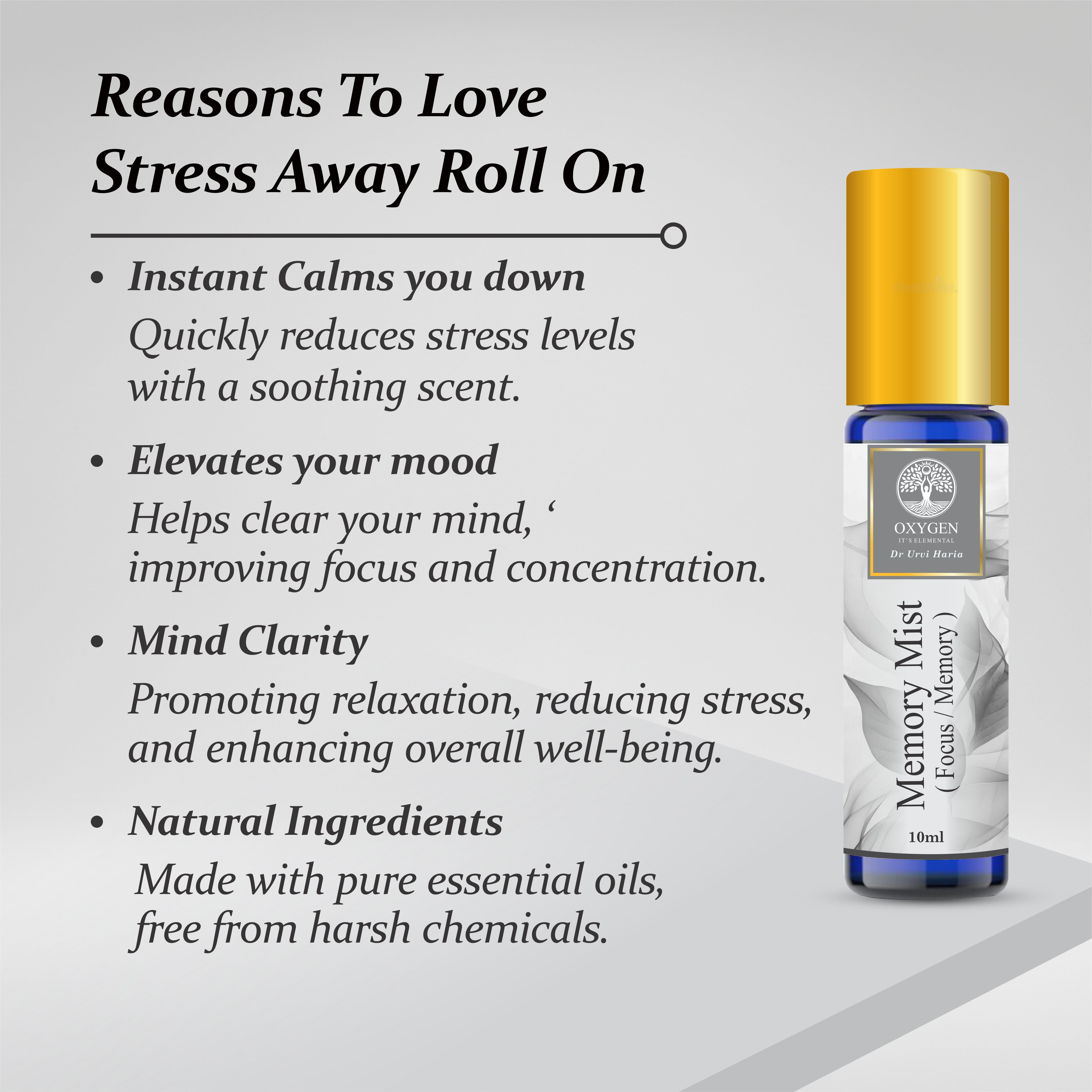 MEMORY MIST Focus & Clarity Essential Oil Roll-On – 10ml