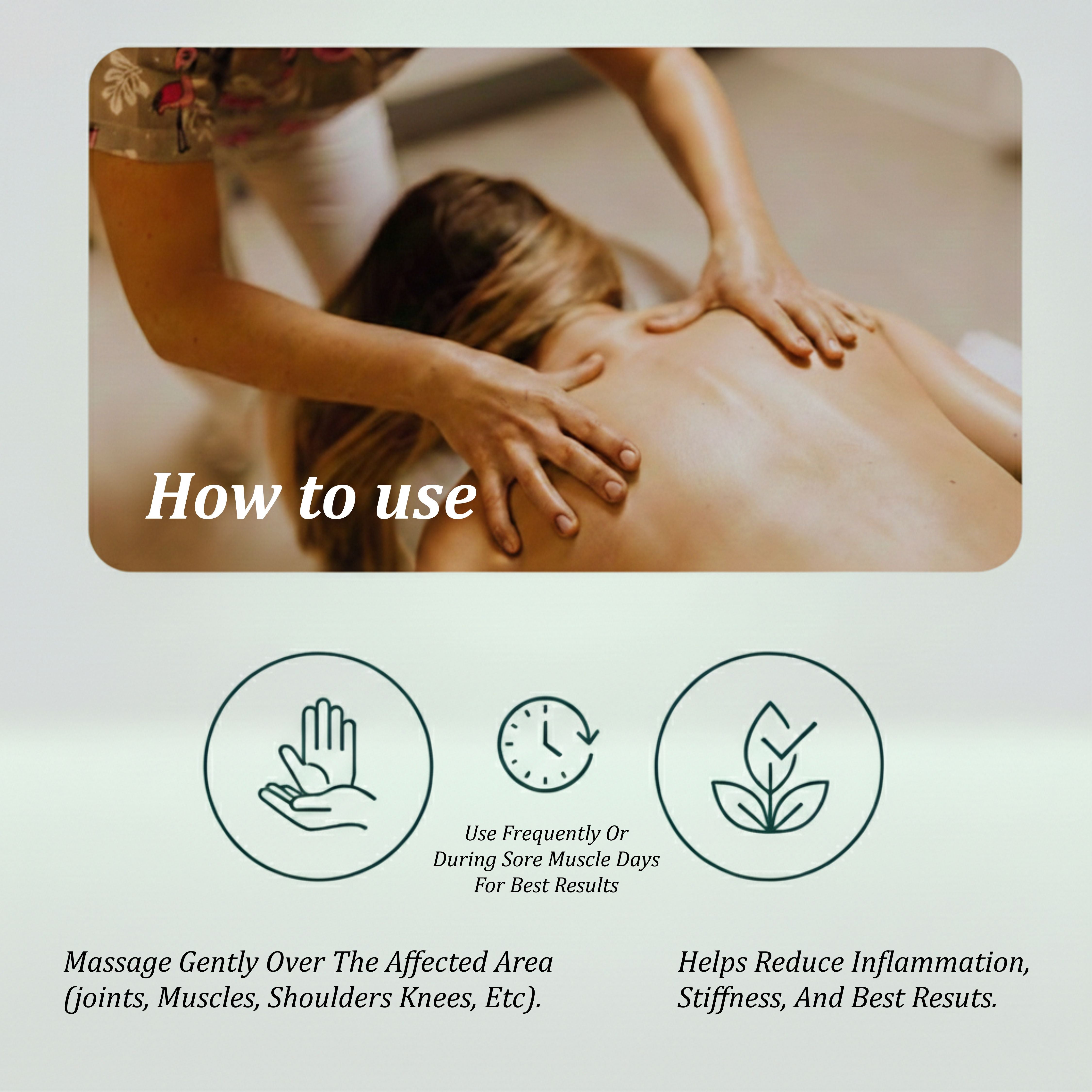 MUSCLE MELT Pain Relief Massage Oil – 30ml
