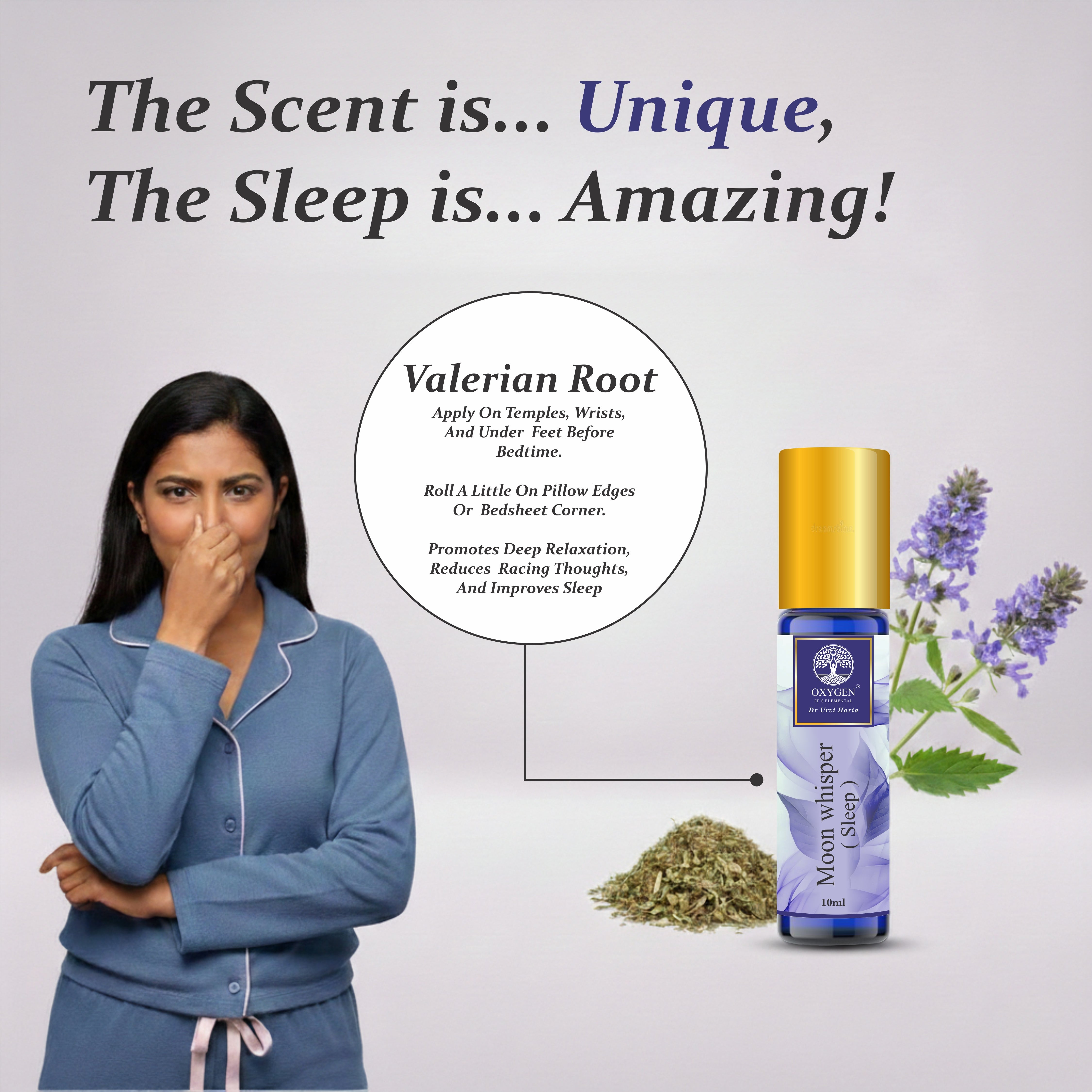 MOONWHISPER Sleep & Relaxation Essential Oil Roll-On – 10ml