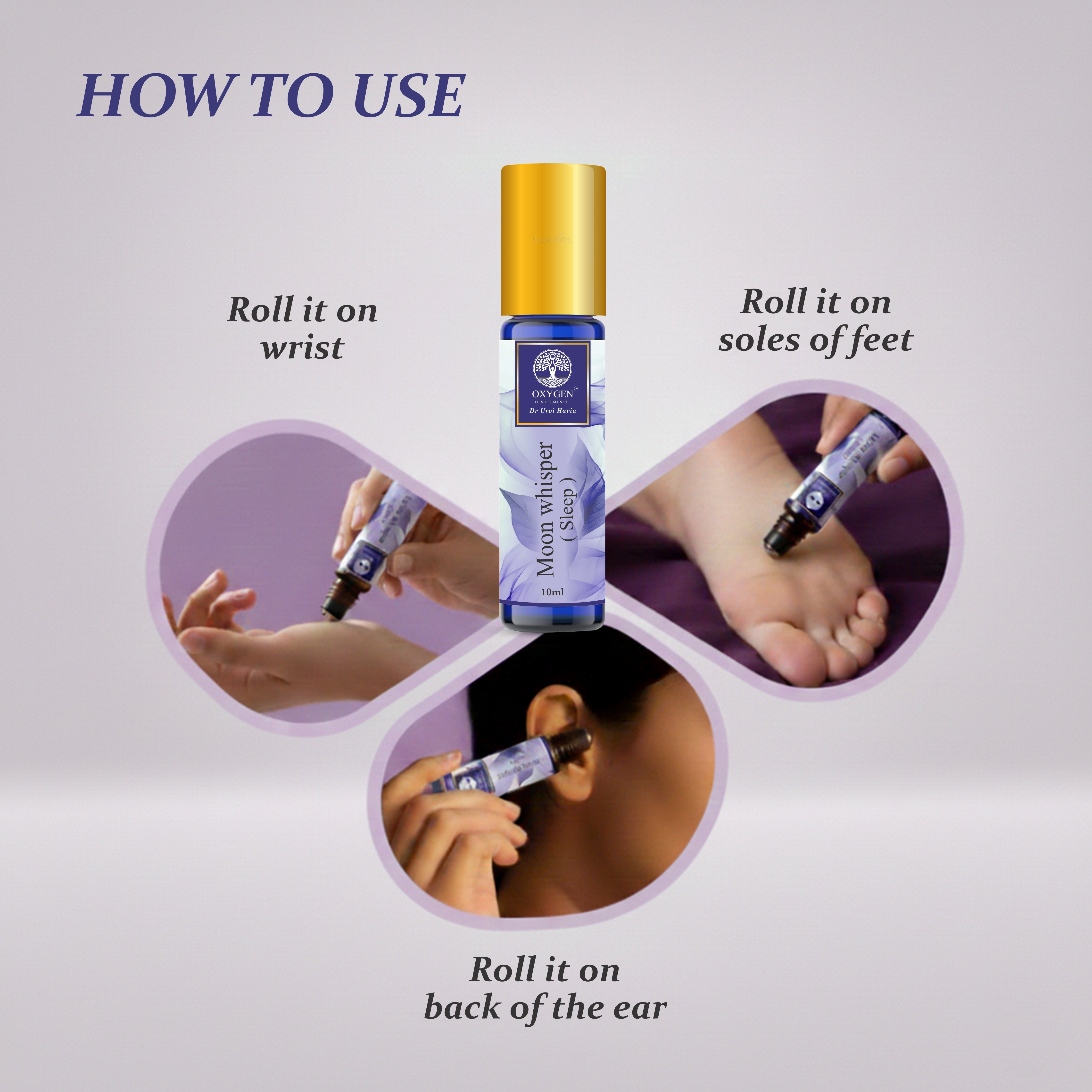 MOONWHISPER Sleep & Relaxation Essential Oil Roll-On – 10ml
