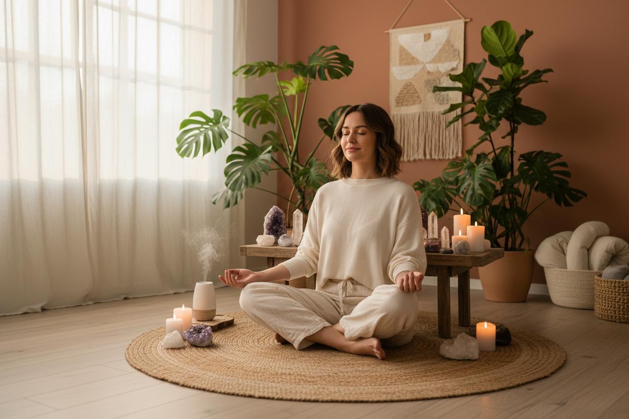 Aura cleansing and chakra balancing are holistic therapeutic practices aimed atharmonizing the body’s energy systems to promote physical, emotional, andspiritual well-being. These modalities are rooted in ancient traditions and aredesigned to clear energetic blockages, restore balance, and enhance the flow ofvital energy throughout the body. woman can do this 